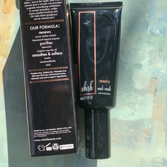 Whish Renewing Mud Mask with Bakuchiol Skincare Peel Purifying - Picture 9 of 9